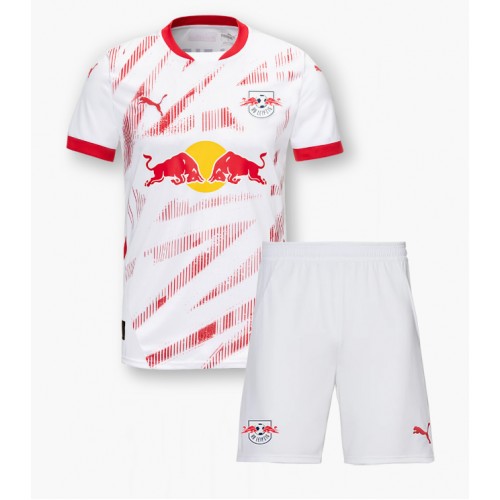 RB Leipzig Lutsharel Geertruida #3 Domaci Dres za Dječji 2024-25 Kratak Rukavima (+ kratke hlače)